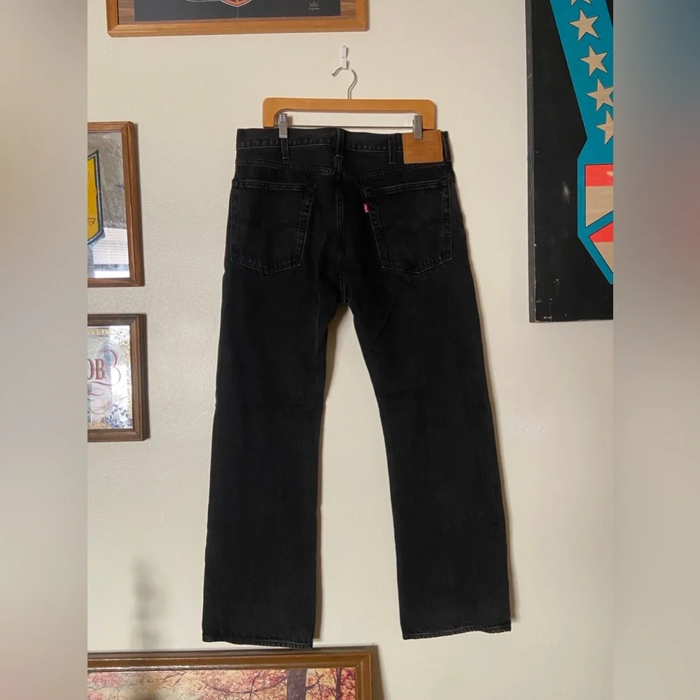 Levi's Bootcut 517 Black Denim 36 x 32